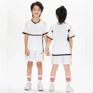Kids’Training Set – Solid White Sportswear
