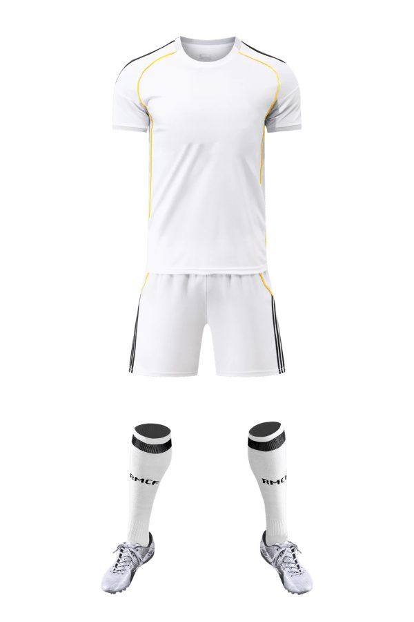 Adult Training Set– White Set with Grey Side Trim