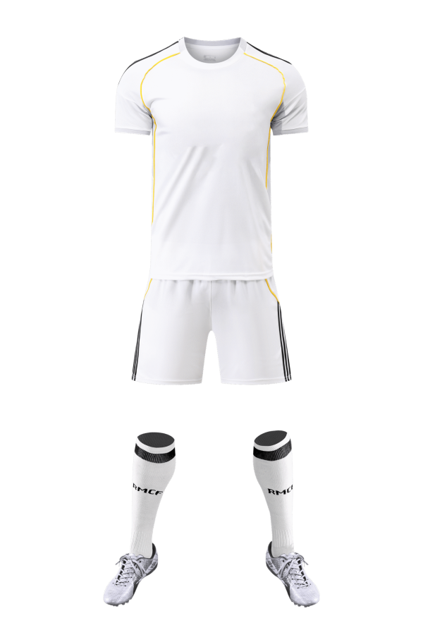 Adult Training Set– White Set with Grey Side Trim
