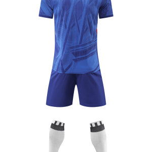 Adult Training Set - Blue Patterned Top with Blue Short