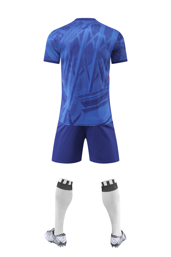 Adult Training Set - Blue Patterned Top with Blue Short