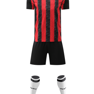 Adult Training Set – Black and Red Striped Design