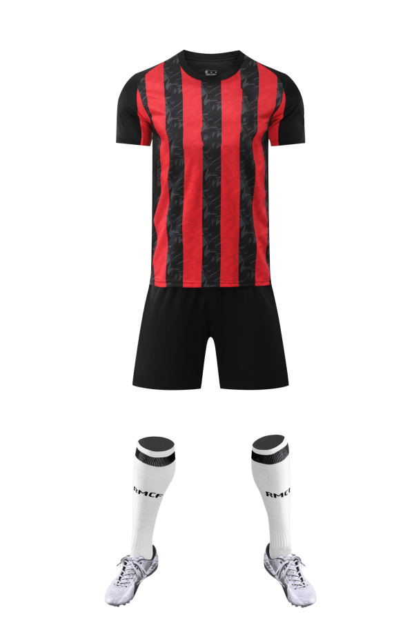 Adult Training Set – Black and Red Striped Design