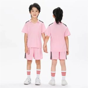 Kids’Training Set – Solid Pink Sportswear