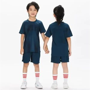 Kids’Training Set – Solid Navy Blue Sportswear
