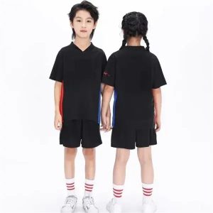 Kids’Training Set – Solid Black Sportswear