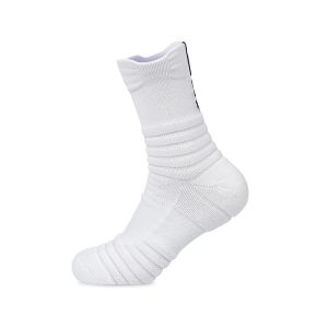 White Soccer Performance Socks