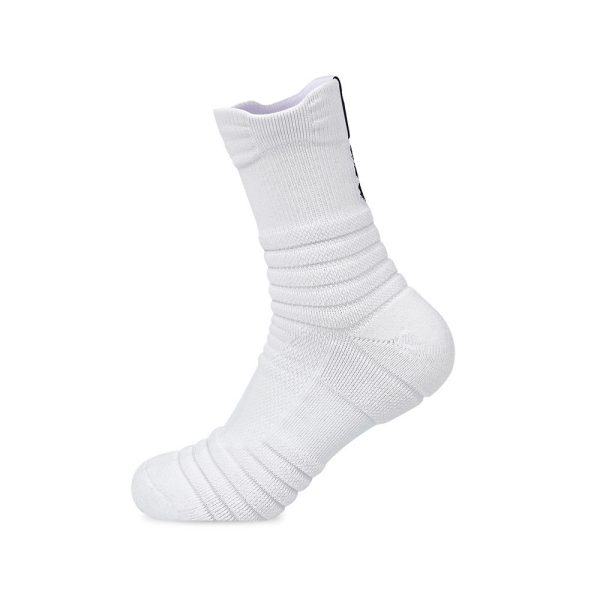 White Soccer Performance Socks