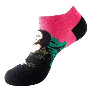 Mona Lisa No Show Socks