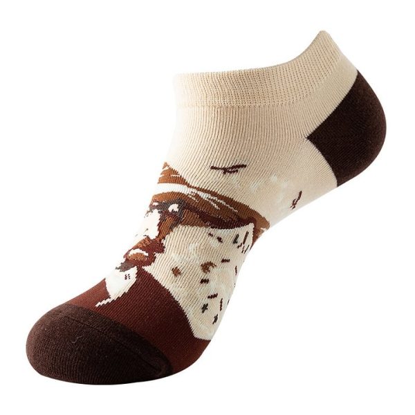 Desert Dunes Scenic No Show Socks