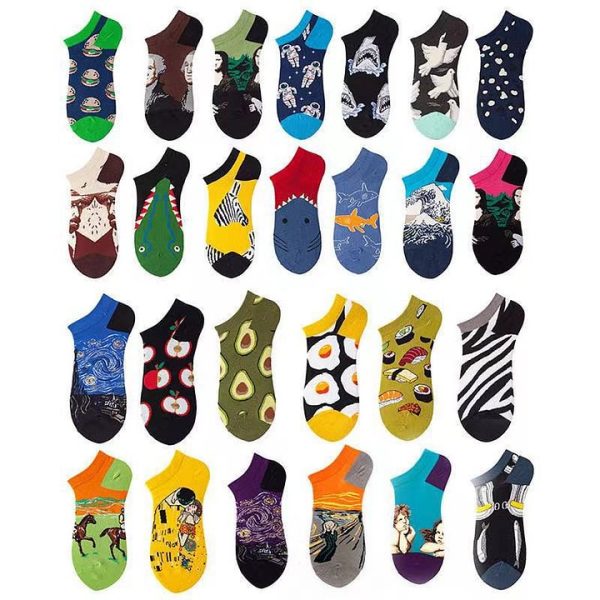 Surfing Wave No Show Socks - Image 2