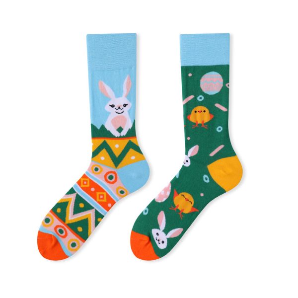 Whimsica Rabbit and Chicken Surprise Socks