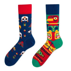 Whimsical Graffiti Pattern Surprise Socks
