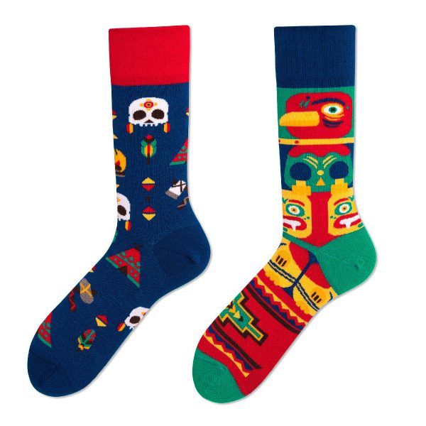 Whimsical Graffiti Pattern Surprise Socks