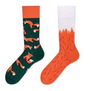 Whimsical Fox Pattern Surprise Socks