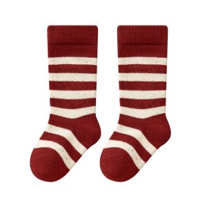 Adorable Cotton New Year's Baby Socks