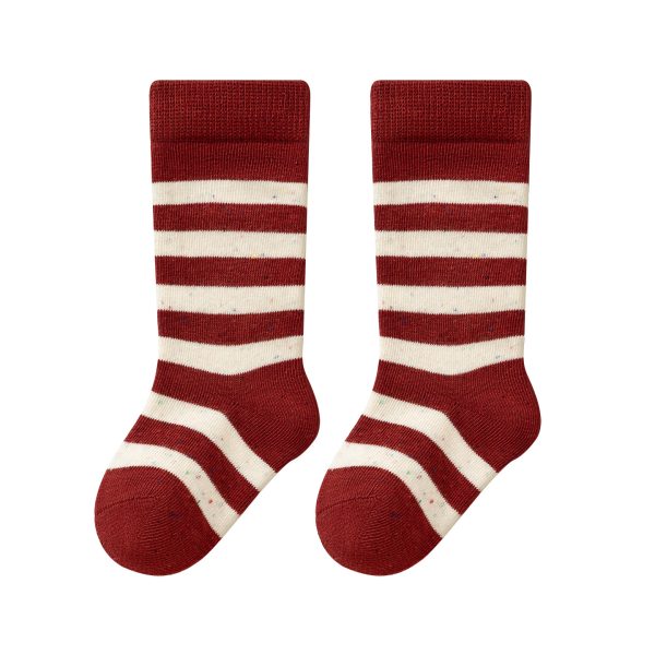 Adorable Cotton New Year's Baby Socks