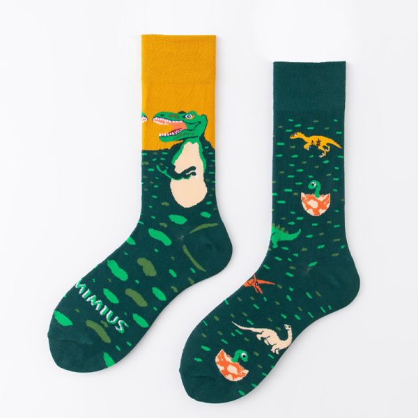 Whimsica Dinosaur Pattern Surprise Socks