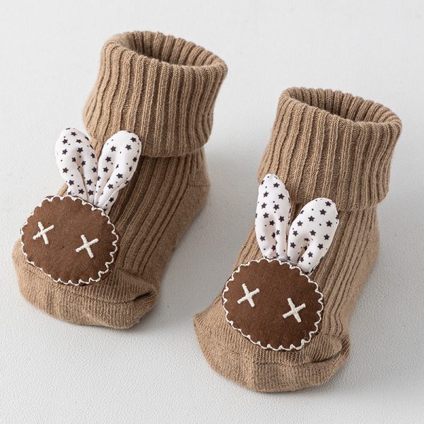 Adorable Knit Rabbit Baby Socks