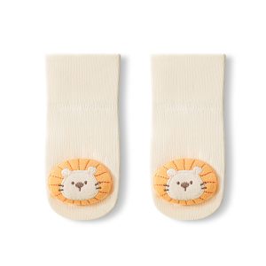 Adorable Cotton Lion Baby Socks