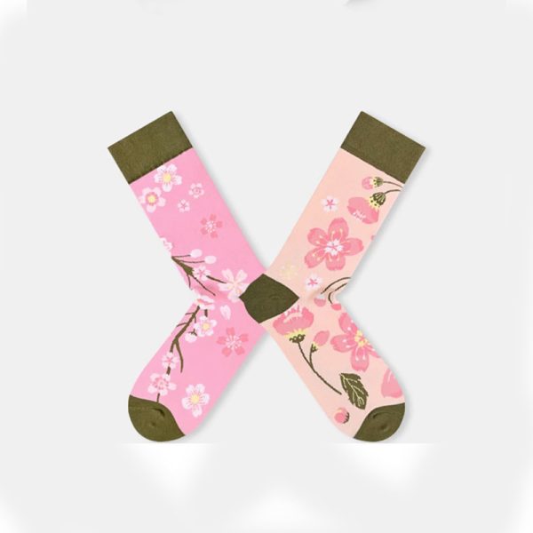 Whimsica Flowers Pattern Surprise Socks