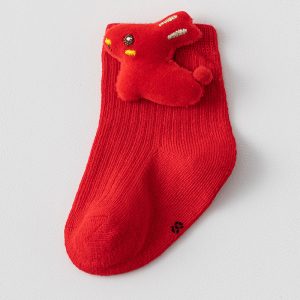Adorable Knit Rabbit Baby Socks