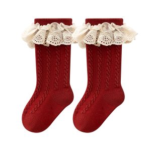 Adorable Cotton New Year's Baby Socks