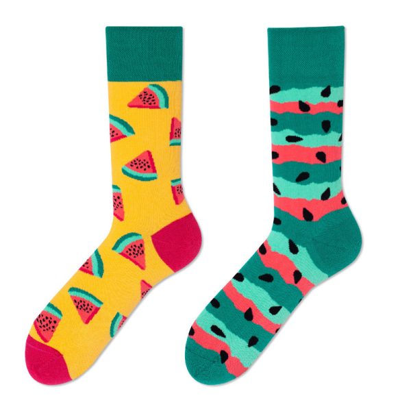 Whimsical Watermelon Pattern Surprise Socks