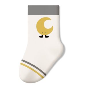 Adorable Cotton Moon Baby Socks