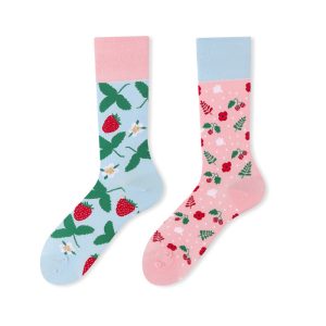 Whimsica Sweet Strawberry Pattern Surprise Socks