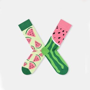 Whimsica Watermelon Pattern Surprise Socks