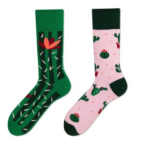 Whimsical Cactus Pattern Surprise Socks