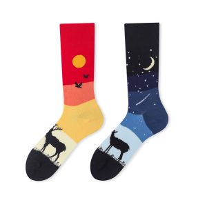 Whimsica Prairie Sky Pattern Surprise Socks