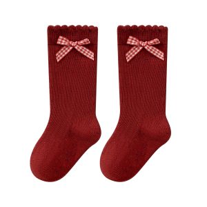 Adorable Cotton New Year's Baby Socks